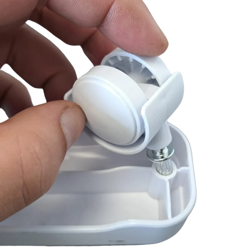 Additional Castor Wheels for the Senelux Glass Panel Heater with Wi-Fi Controls